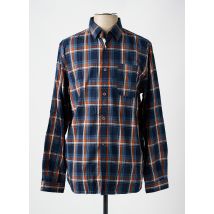 TOM TAILOR - Chemise manches longues bleu en coton - Homme - Taille L - Modz