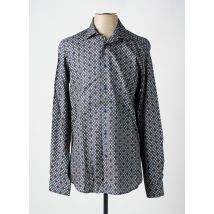 BANDE ORIGINALE - Chemise manches longues gris en coton - Homme - Taille L - Modz