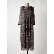 TOM TAILOR - Robe longue bleu en polyester - Femme - Taille 40 - Modz