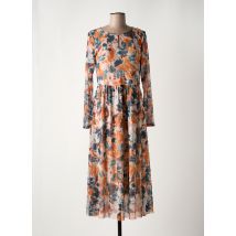 TOM TAILOR - Robe longue orange en polyester - Femme - Taille 40 - Modz