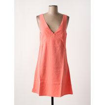 GRACE & MILA - Robe courte orange en tencel - Femme - Taille 38 - Modz