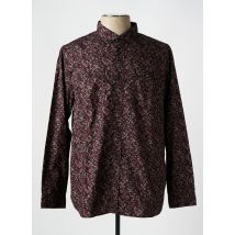 TIBET - Chemise manches longues violet en coton - Homme - Taille 3XL - Modz