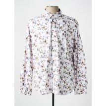 BENSON & CHERRY - Chemise manches longues blanc en coton - Homme - Taille 3XL - Modz