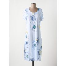 RINGELLA - Chemise de nuit bleu en coton - Femme - Taille 40 - Modz