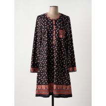 RINGELLA - Chemise de nuit noir en coton - Femme - Taille 40 - Modz