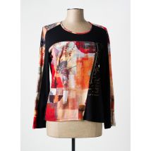 KALISSON - T-shirt noir en coton - Femme - Taille 42 - Modz