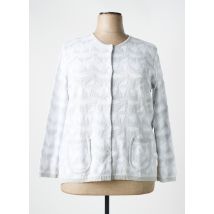 ELEANE - Gilet manches longues gris en acrylique - Femme - Taille 54 - Modz