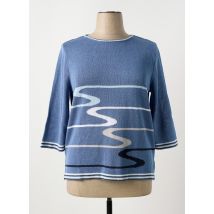 ELEANE - Pull bleu en acrylique - Femme - Taille 46 - Modz