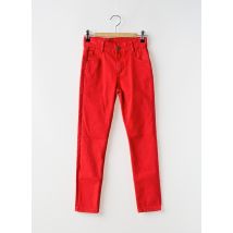 3 POMMES - Jeans skinny rouge en coton - Fille - Taille TU - Modz