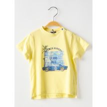 3 POMMES - T-shirt jaune en coton - Garçon - Taille TU - Modz