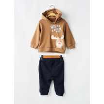 LOSAN - Ensemble de sport marron en coton - Garçon - Taille TU - Modz