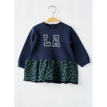 LOSAN - Robe courte bleu en coton - Fille - Taille TU - Modz
