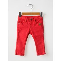 3 POMMES - Jeans coupe slim rouge en coton - Garçon - Taille TU - Modz