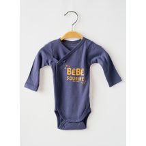 SUCRE D'ORGE - Body lingerie bleu en coton - Enfant - Taille TU - Modz