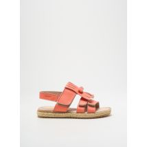 STONES AND BONES - Sandales/Nu pieds orange en cuir - Fille - Taille 29 - Modz