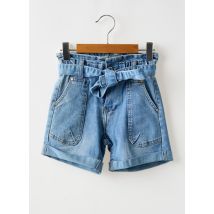J & Y - Short bleu en coton - Fille - Taille TU - Modz