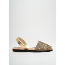 MINORQUINES - Sandales/Nu pieds or en textile - Femme - Taille 41 - Modz