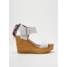 GOODSTEP - Sandales/Nu pieds blanc en cuir - Femme - Taille 38 - Modz