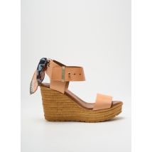 GOODSTEP - Sandales/Nu pieds rose en cuir - Femme - Taille 41 - Modz