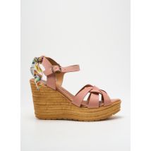 GOODSTEP - Sandales/Nu pieds rose en cuir - Femme - Taille 39 - Modz