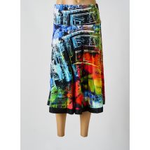 SAINT CHARLES - Jupe mi-longue noir en polyamide - Femme - Taille 48 - Modz