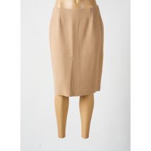 WEILL - Jupe mi-longue beige en laine - Femme - Taille 40 - Modz