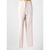 KARTING - Pantalon droit rose en polyester - Femme - Taille 50 - Modz
