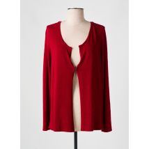 STREET ONE - Gilet manches longues rouge en viscose - Femme - Taille 40 - Modz
