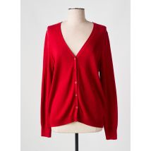 CECIL - Gilet manches longues rouge en acrylique - Femme - Taille 44 - Modz