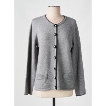 BLUOLTRE - Pull gris en viscose - Femme - Taille 40 - Modz
