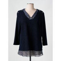 CHRISTINE LAURE - Pull bleu en polyester - Femme - Taille 46 - Modz