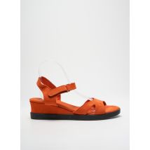 ARCHE - Sandales/Nu pieds orange en cuir - Femme - Taille 41 - Modz