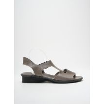 ARCHE - Sandales/Nu pieds gris en cuir - Femme - Taille 42 - Modz