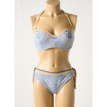 VACANZE ITALIANE - Maillot de bain 2 pièces bleu en polyamide - Femme - Taille 46 - Modz