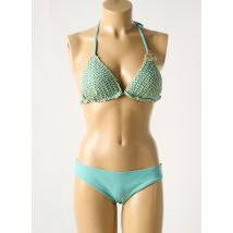 GENIUS - Maillot de bain 2 pièces bleu en polyamide - Femme - Taille 40 - Modz