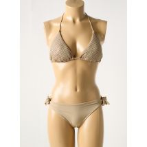 GENIUS - Maillot de bain 2 pièces beige en polyamide - Femme - Taille 40 - Modz