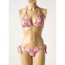 MALIPARMI - Maillot de bain 2 pièces rose en polyamide - Femme - Taille 40 - Modz