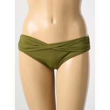 SEAFOLLY - Bas de maillot de bain vert en nylon - Femme - Taille 40 - Modz