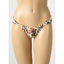 WATERCULT - Bas de maillot de bain beige en polyamide - Femme - Taille 38 - Modz