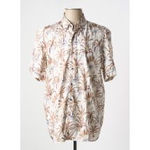 DARIO BELTRAN - Chemise manches courtes beige en coton - Homme - Taille L - Modz