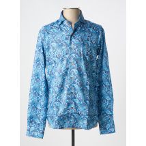 DARIO BELTRAN - Chemise manches longues bleu en coton - Homme - Taille L - Modz