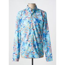 DARIO BELTRAN - Chemise manches longues bleu en coton - Homme - Taille S - Modz