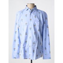 SOOBAYA - Chemise manches longues bleu en coton - Homme - Taille M - Modz