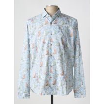 DARIO BELTRAN - Chemise manches longues bleu en coton - Homme - Taille L - Modz