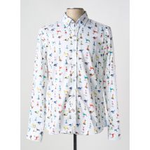 THE SURFCAR - Chemise manches longues blanc en coton - Homme - Taille L - Modz