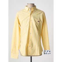 THE SURFCAR - Chemise manches longues jaune en coton - Homme - Taille L - Modz