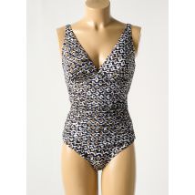 ROIDAL - Maillot de bain 1 pièce marron en polyamide - Femme - Taille 42 - Modz