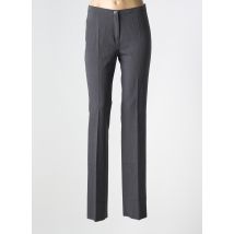 DIANA GALLESI - Pantalon droit gris en polyester - Femme - Taille 38 - Modz