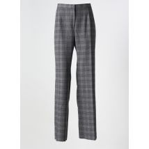 ELENA MIRO - Pantalon droit gris en polyester - Femme - Taille 46 - Modz