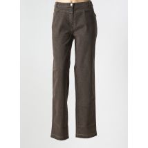 ELENA MIRO - Jeans coupe slim gris en coton - Femme - Taille 44 - Modz